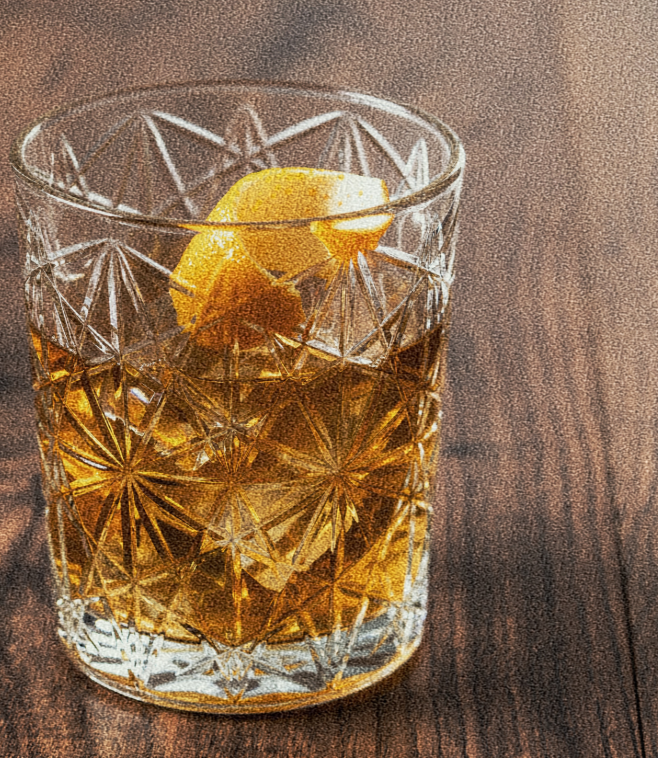 Rum old fashioned